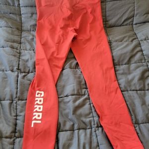 Grrrl Nect Level leggings, red
